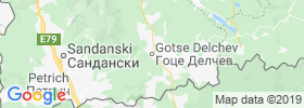 Gotse Delchev map